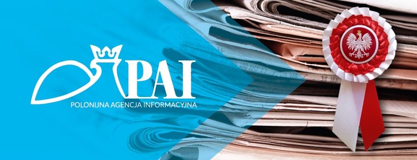 Slider Polonijnej Agencji Informacyjnej z logo